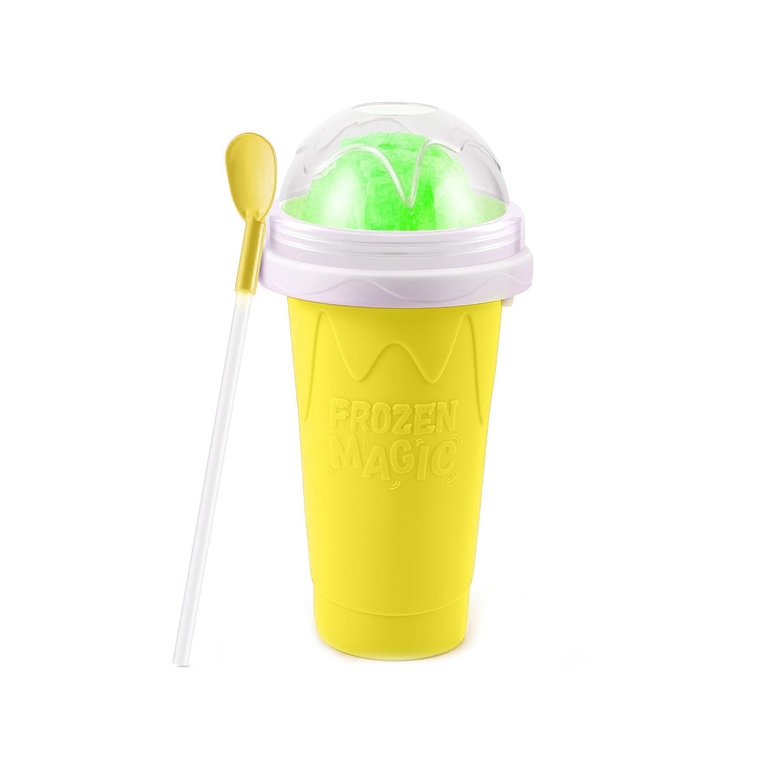 Smoothies Maker Cup, Magic Quick Frozen Smoothies Cup Cooling Cup Double Layer Squeeze Cup Slushy Maker (1 Pc) Smoothies Maker Cup, Magic Quick Frozen Smoothies Cup Cooling Cup Double Layer Squeeze Cup Slushy Maker (1 Pc)